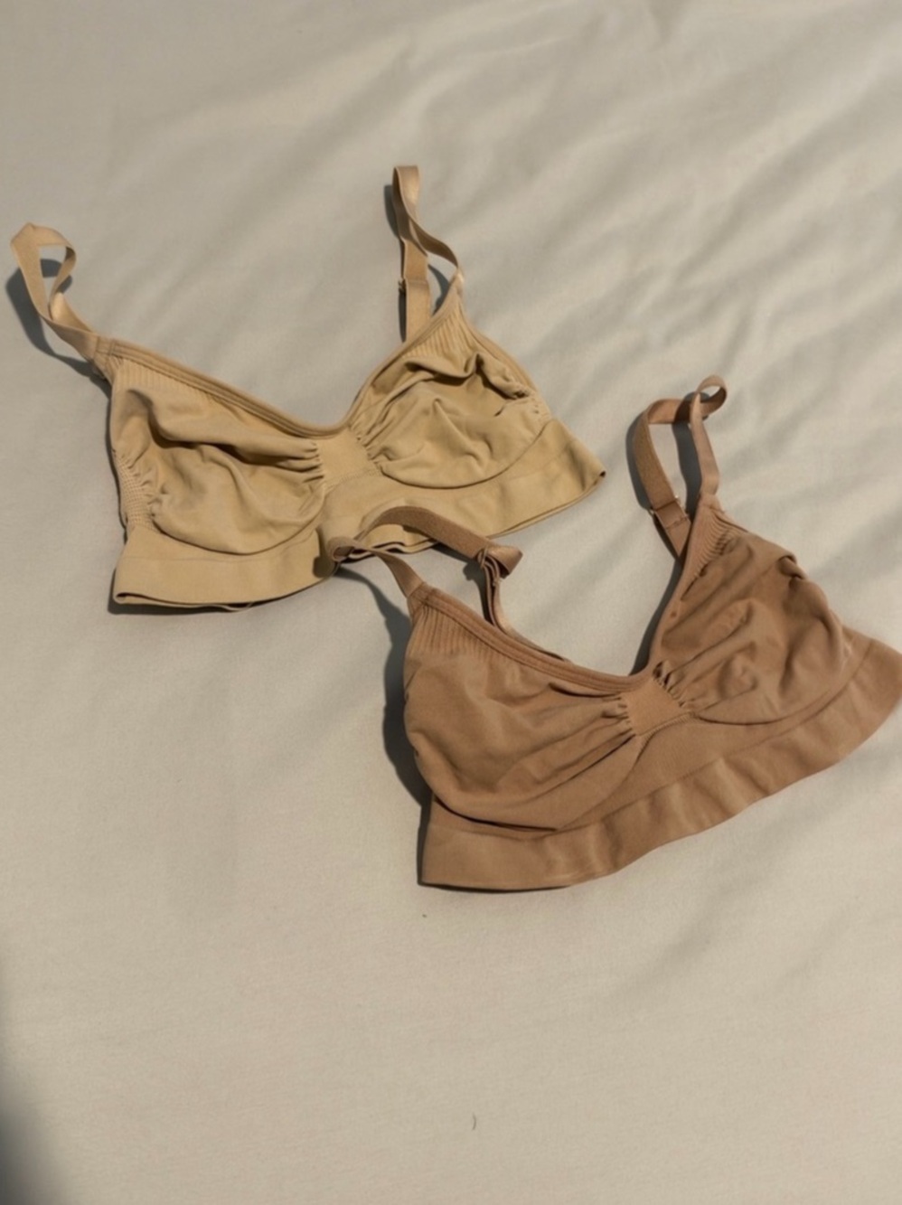SKIMS Fits Everybody Scoop Bralette Brown Bikini Tops New Without Tags